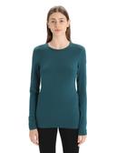 Icebreaker 260 Tech LS Crewe (Women's) Gritstone Heather / XL