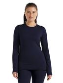 Icebreaker 260 Tech LS Crewe (Women's) Gritstone Heather / XL