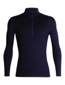 Icebreaker 260 Tech LS Half Zip (Men's) Midnight Navy / XXL
