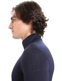 Icebreaker 260 Tech LS Half Zip (Men's) Midnight Navy / XXL