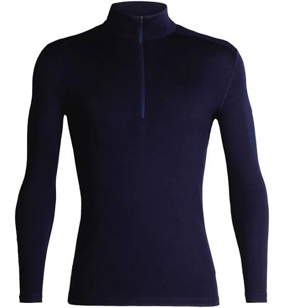 Icebreaker 260 Tech LS Half Zip (Men's) Midnight Navy / XXL