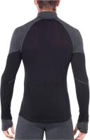 Icebreaker 260 Zone LS Half Zip (Men's) Jet Heather/Black / L