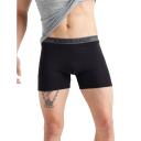 Icebreaker Anatomica Boxers (Men's) Green Glory/Astrol blue/stripe / L