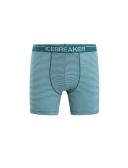 Icebreaker Anatomica Boxers (Men's) Green Glory/Astrol blue/stripe / M