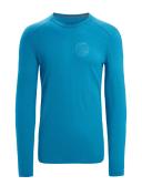 Icebreaker Men's 200 Oasis Long Sleeve Crewe Alps 3D S Geo Blue AU490039