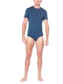 Icebreaker Men's Anatomica SS Crewe-Snow-XL