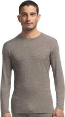 Icebreaker Men's Oasis Long Sleeve Crew Baselayer - Brown
