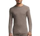 Icebreaker Men's Oasis Long Sleeve Crew Baselayer - Brown