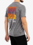 Icebreaker Tech Lite II Alpine Zone Short Sleeve T-Shirt Grey M Man