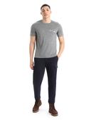 Icebreaker Tech Lite II Alpine Zone Short Sleeve T-Shirt Grey M Man