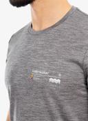 Icebreaker Tech Lite II Alpine Zone Short Sleeve T-Shirt Grey M Man