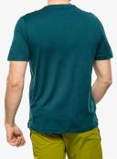 Icebreaker Tech Lite II Cadence Paths Short Sleeve T-Shirt Green M Man