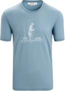Icebreaker Tech Lite II Polar Paddle Short Sleeve T-Shirt Blue M Man