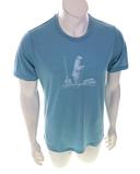 Icebreaker Tech Lite II Polar Paddle Short Sleeve T-Shirt Blue M Man
