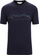 Icebreaker Tech Lite II Short Sleeve T-Shirt Blue M Man 0A56N9401M