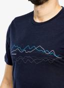 Icebreaker Tech Lite II Short Sleeve T-Shirt Blue M Man 0A56N9401M