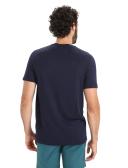 Icebreaker Tech Lite II Short Sleeve T-Shirt Blue M Man 0A56N9401M