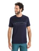 Icebreaker Tech Lite II Short Sleeve T-Shirt Blue M Man 0A56N9401M