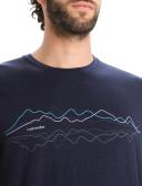 Icebreaker Tech Lite II Short Sleeve T-Shirt Blue M Man 0A56N9401M