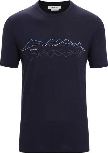 Icebreaker Tech Lite II Short Sleeve T-Shirt Blue M Man 0A56N9401M