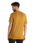 Icebreaker Tech Lite II Skiing Yeti Short Sleeve T-Shirt Brown - XXL