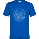 Icebreaker Tech Lite II SS Tee - Pump Track (Men's) Lazurite / L