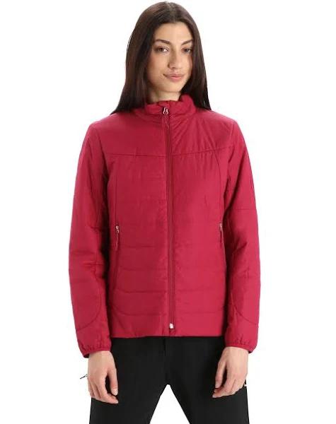 Icebreaker Women MerinoLoft Jacket - Cherry S