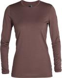 Icebreaker Women's 200 Oasis LS Crewe, Mink / XS