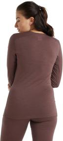 Icebreaker Women's 200 Oasis LS Crewe, Mink / XS
