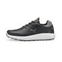 Ignite Articulate Leather Men's Golf Shoes in Black/Silver, Size 11.5 by Puma