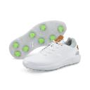 Ignite Articulate Leather Men's Golf Shoes in Black/Silver, Size 11.5 by Puma