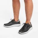 Ignite Articulate Leather Men's Golf Shoes in Black/Silver, Size 11.5 by Puma