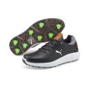 Ignite Articulate Leather Men's Golf Shoes in Black/Silver, Size 11.5 by Puma