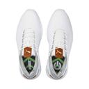 Ignite Articulate Leather Men's Golf Shoes in Black/Silver, Size 8.5 by Puma