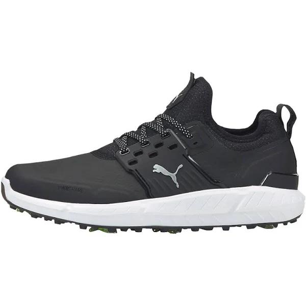 Ignite Articulate Men's Golf Shoes in Black/Silver, Size 11 by Puma