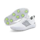 Ignite Articulate Men's Golf Shoes in White/Silver/High Rise, Size 7.5 by Puma