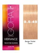 Igora Vibrance Tone-on-Tone Coloration Beige Violet Toner 9.5-49, 60g