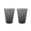 Iittala Kartio Tumbler 13.5 oz Dark Grey (Set of 2)