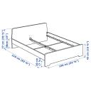 IKEA - ASKVOLL Bed Frame, white/Luröy Queen