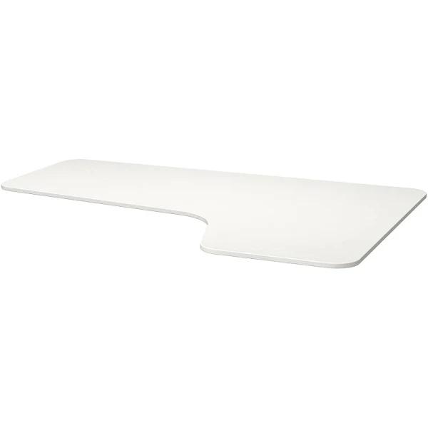 IKEA - BEKANT Right-Hand Corner Table Top, White 160X110 cm