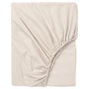 IKEA - DVALA Fitted Sheet, Beige Double