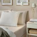 IKEA - DVALA Fitted Sheet, Beige Double