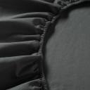 IKEA - DVALA Fitted Sheet, Black King