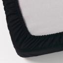 IKEA - DVALA Fitted Sheet, Black King