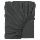 IKEA - DVALA Fitted Sheet, Black Single