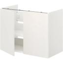 IKEA - ENHET BS CB F WB W shlf/doors, grey/concrete Effect 80x42x60 cm
