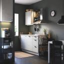 IKEA - ENHET Wall Storage Combination, anthracite/concrete Effect 40x30x150 cm