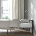 IKEA - GRIMSBU Bed Frame, grey/Luröy Single