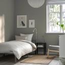 IKEA - GRIMSBU Bed Frame, grey/Luröy Single