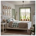 IKEA - HEMNES Bed Frame, White Stain Double